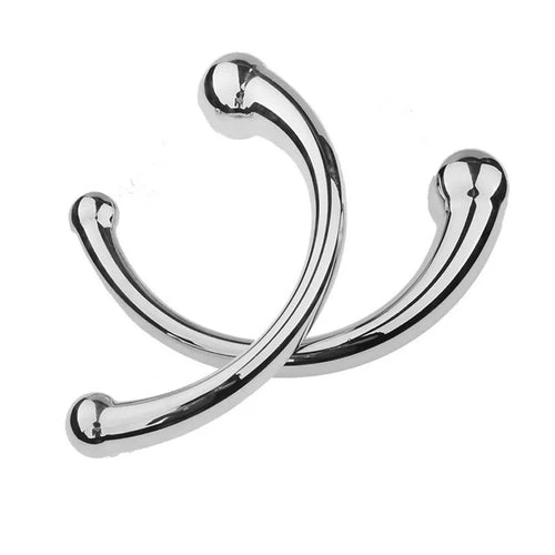 Hook Stainless Anal Double 5858 Ended Elegant Steel 0409